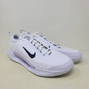 Nike Air Zoom Court NXT HC White Black Men's Size 12 Tennis Shoes DV3276-101